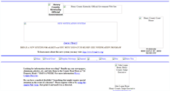 Desktop Screenshot of henrycountygov.com