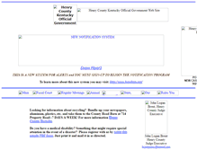 Tablet Screenshot of henrycountygov.com